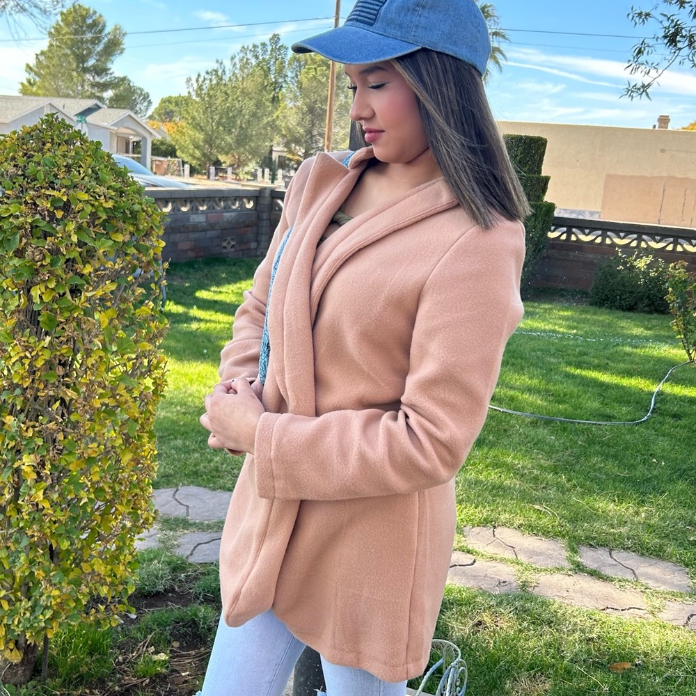 Cream Coat Long Sleeve NWT Size XL - Picture 3 of 6